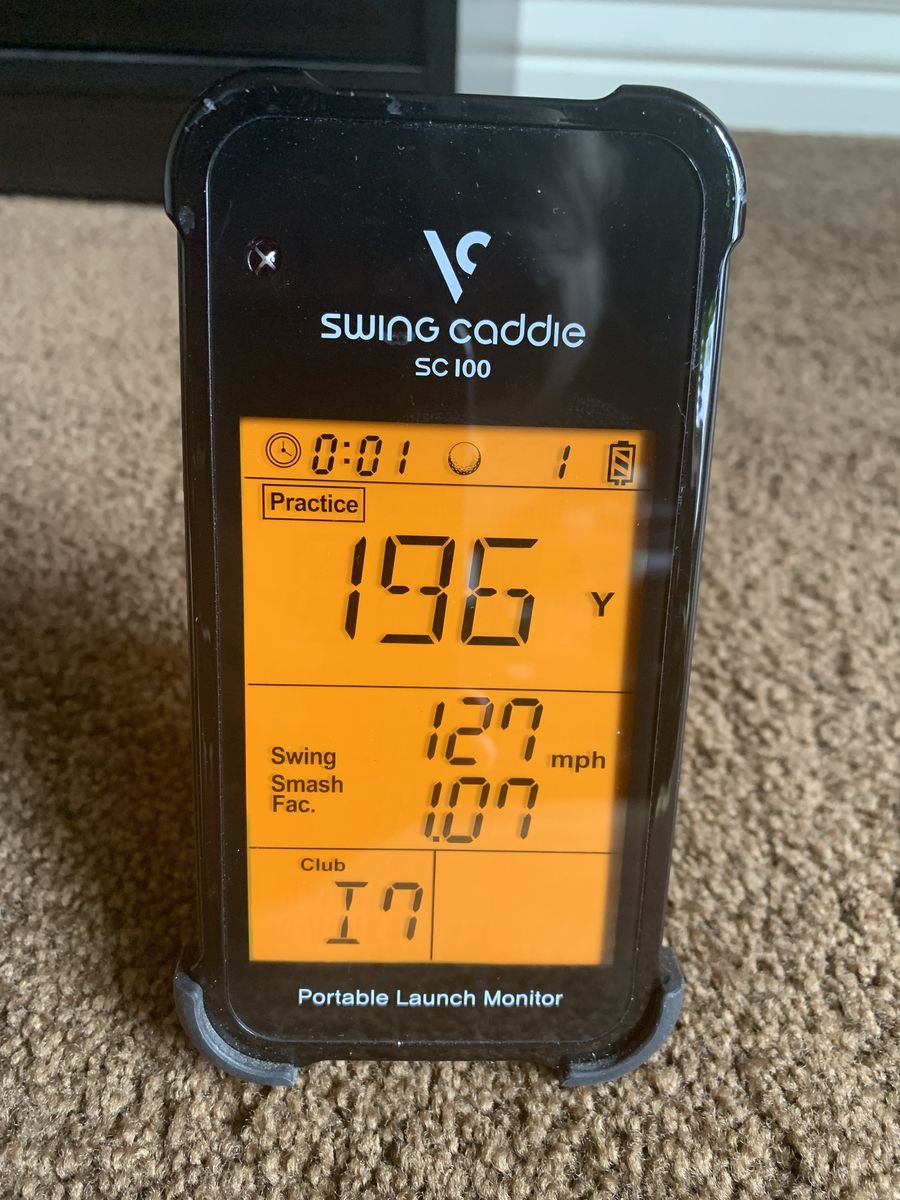 Voice Caddie Swing Caddie SC100 Portable Golf Launch Monitor