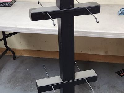 Fly Racing display stand