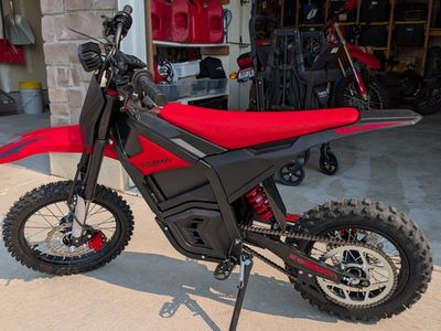 Yozma IN10 Off-Road Electric Mini Dirt Bike - 40MPH, 53 Mile Range, Red/Black
