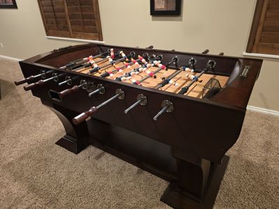 BRAND NEW FOOSBALL TABLE (ONLY USED A COUPLE OF TIMES)