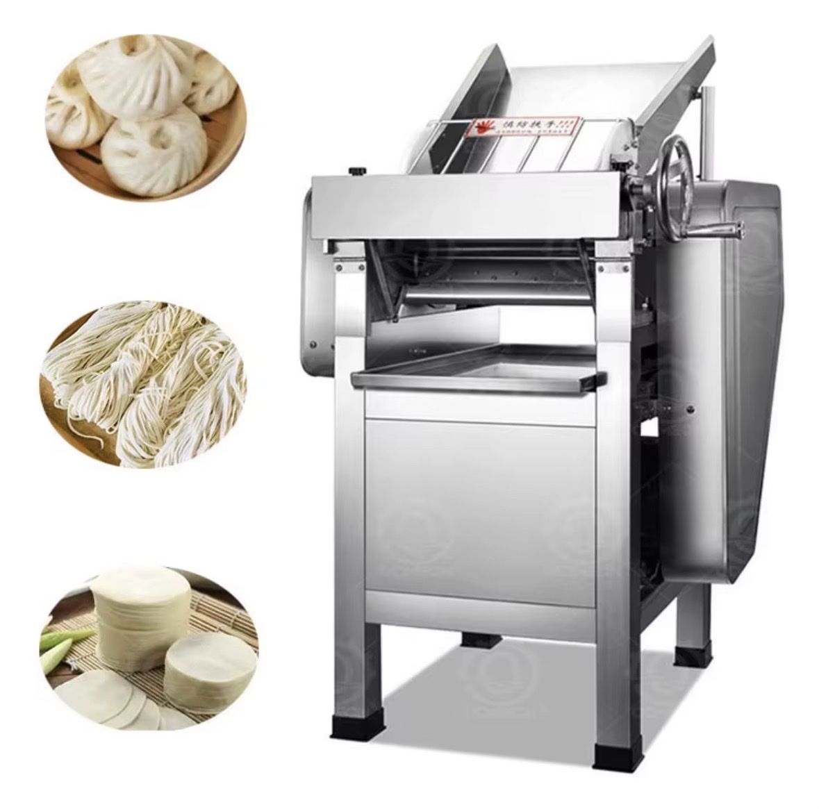 Stainless Steel Industrial Pasta Press Dough Roller
