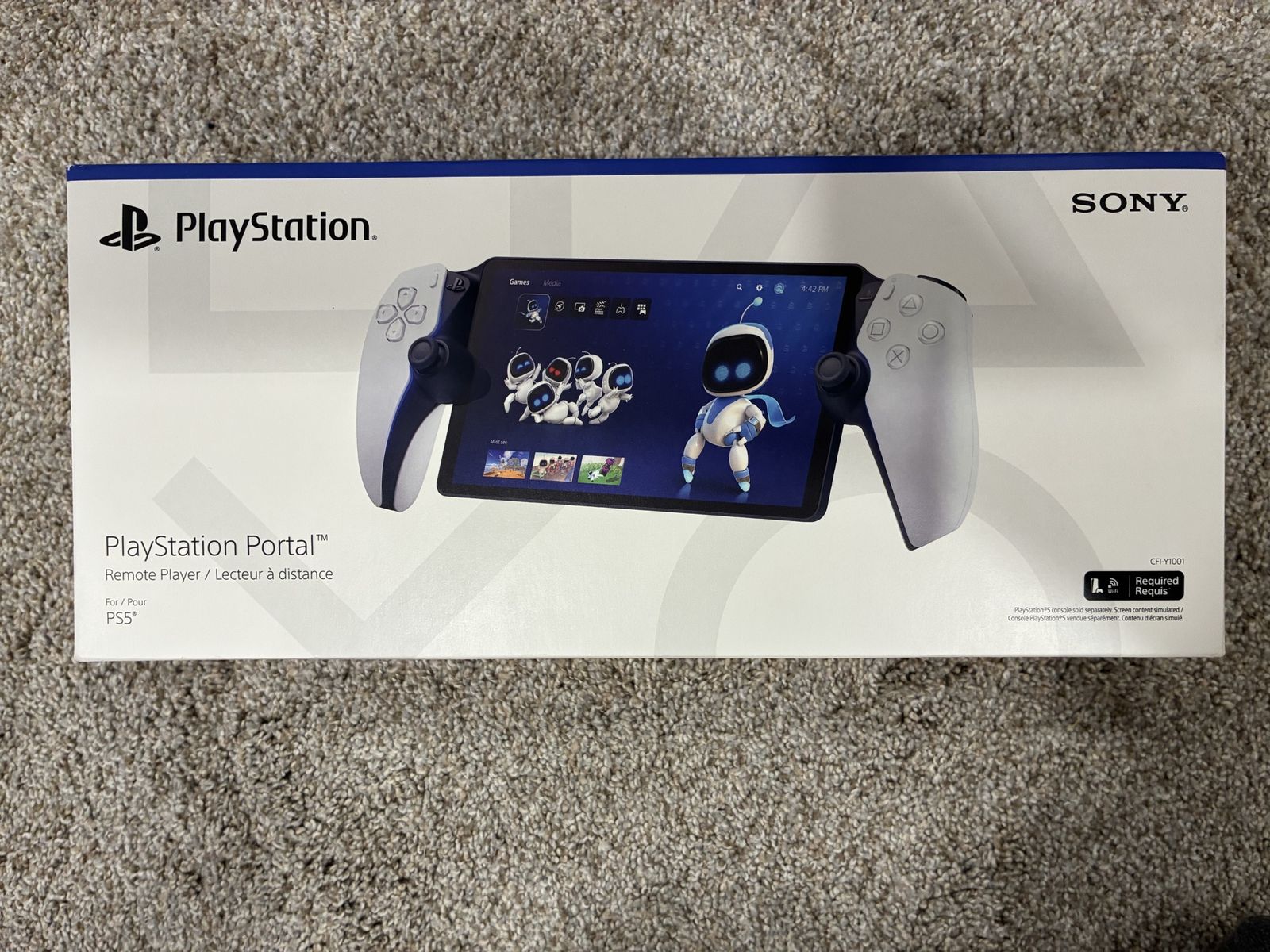 Sony PlayStation Portal Remote Player for PS5 Console (Model CFI-Y1001) with Box