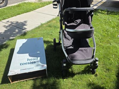 Mockingbird Stroller with child seat AND baby bassinet
