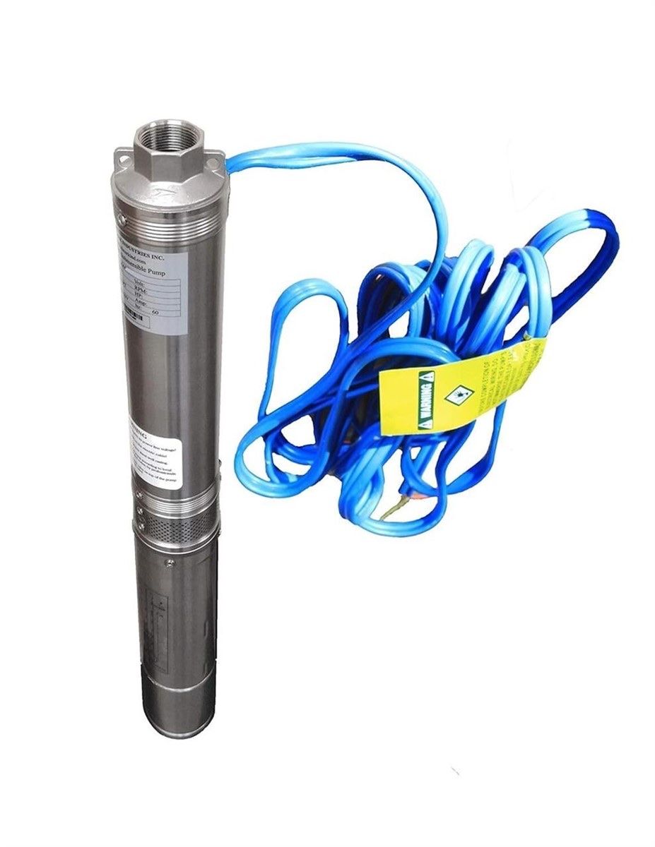 Stainless Steel Deep Well Pump, 1 HP