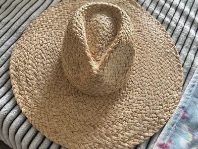 Billabong Seamist Natural Wide Brim Straw Sun Hat - New with Tags, JAHW28SE, One Size