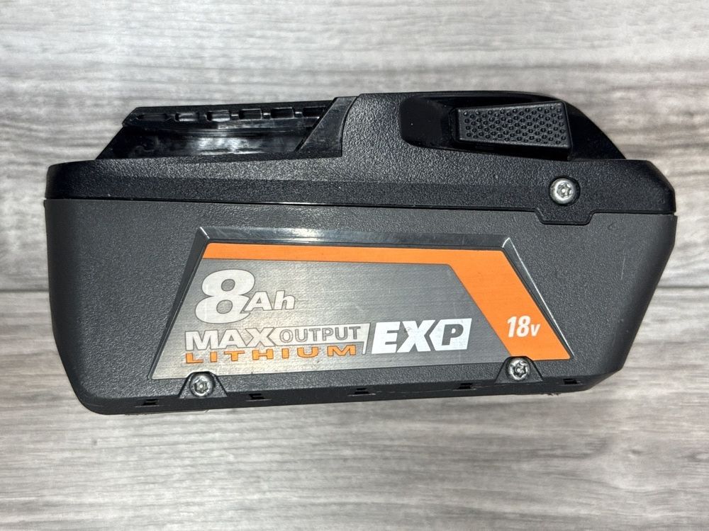 RIDGID MAX OUTPUT EXP 8AH BATTERY