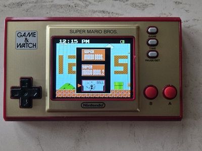 Nintendo Game & Watch Super Mario Bros Handheld Electronic Game 3 games in 1 like new