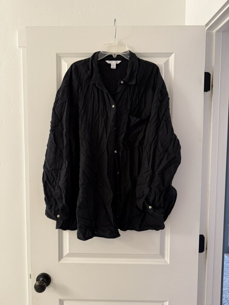 Black Button Up