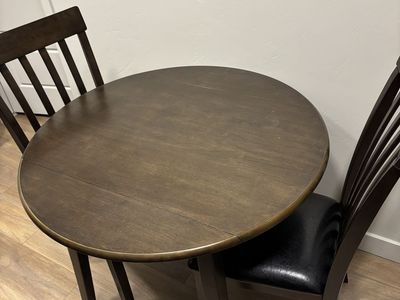 Dining Table & 2 Chairs (Good Condition)