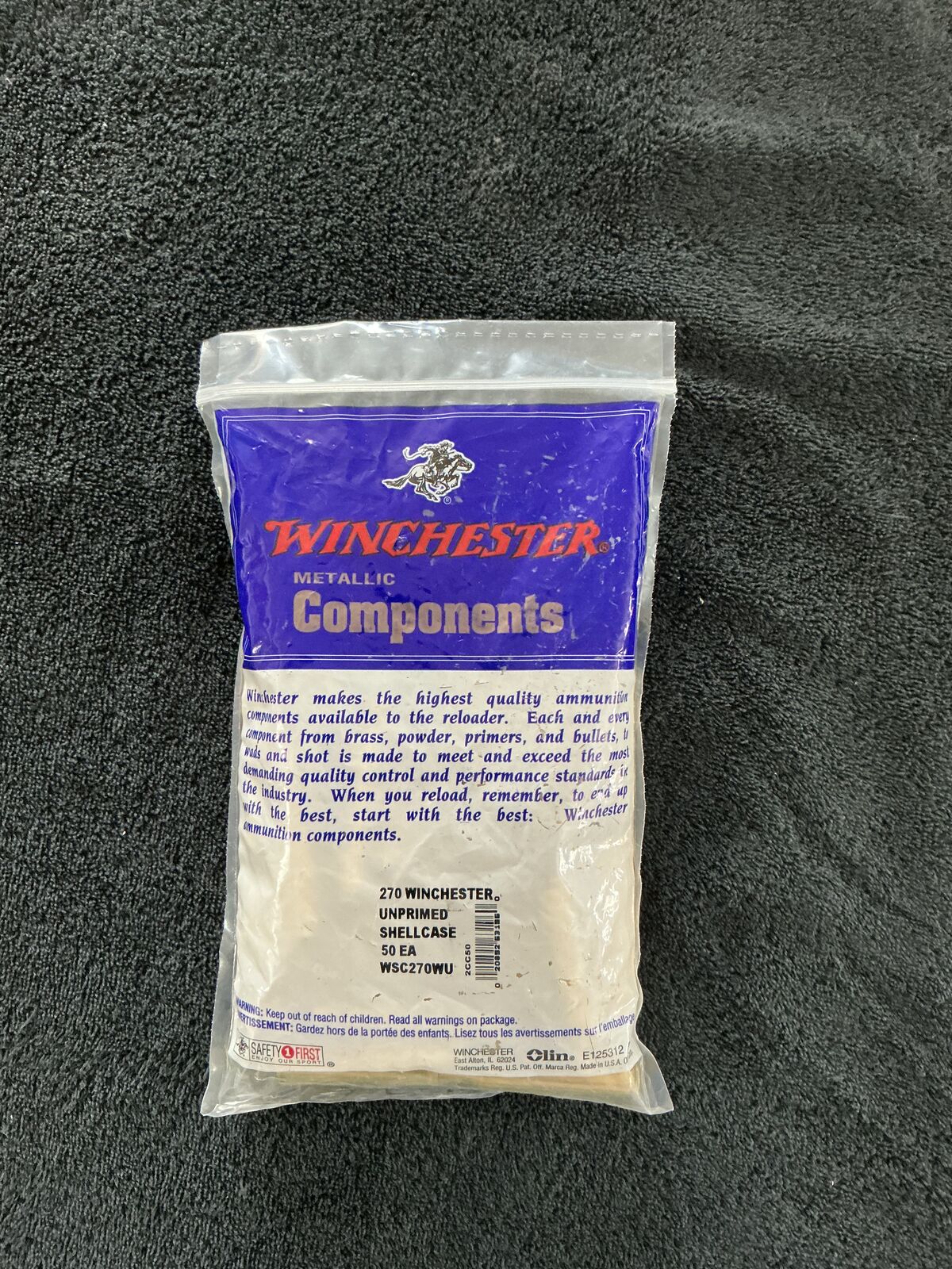 Winchester Brass 270 Winchester Unprimed Bag of 50