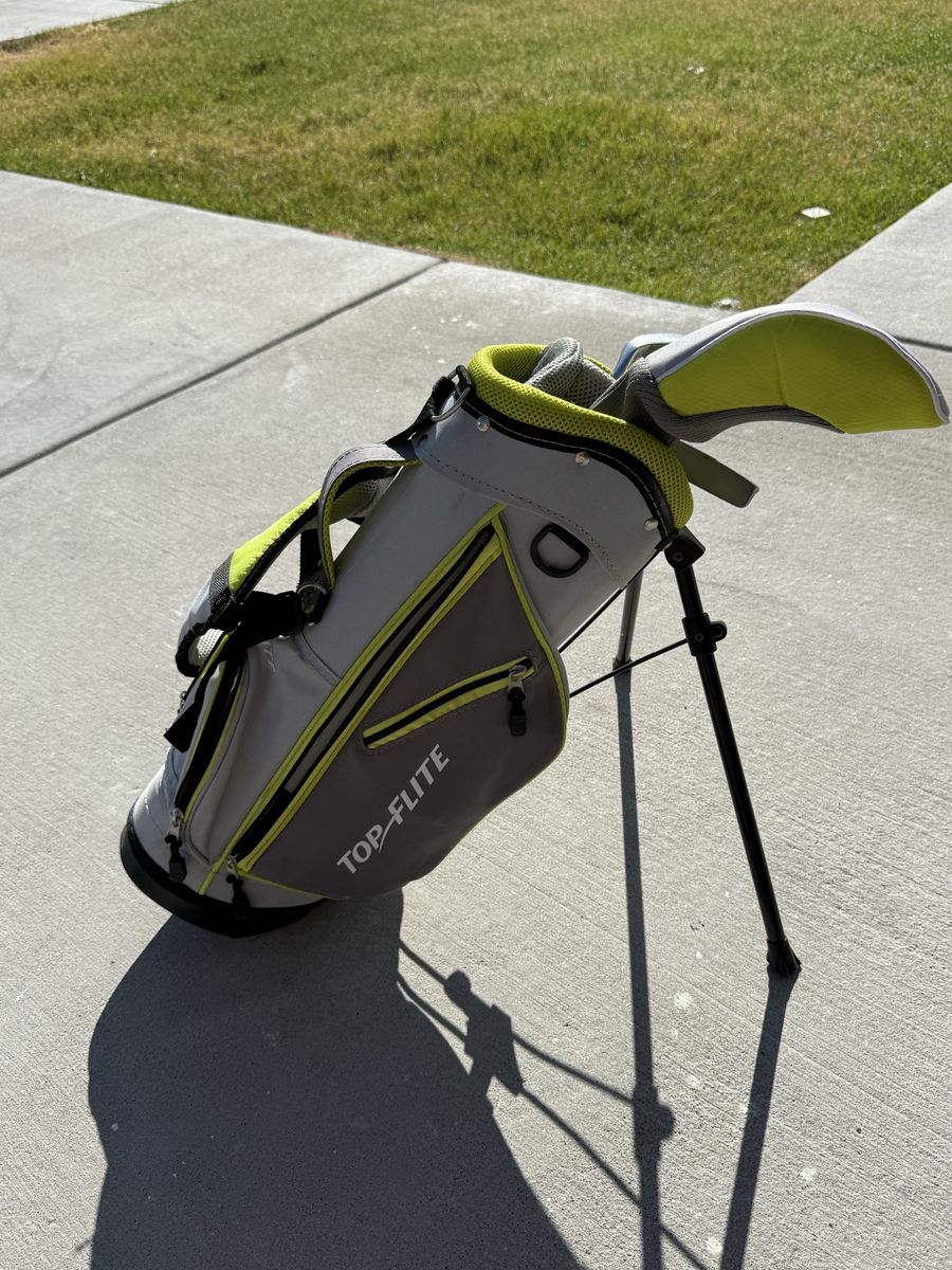Top-Flite Kids' Golf Set - 3 Clubs & Stand Bag - Excellent Condition