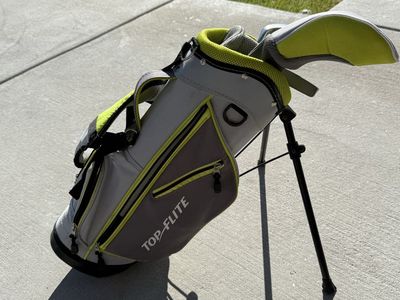 Top-Flite Kids' Golf Set - 3 Clubs & Stand Bag - Excellent Condition