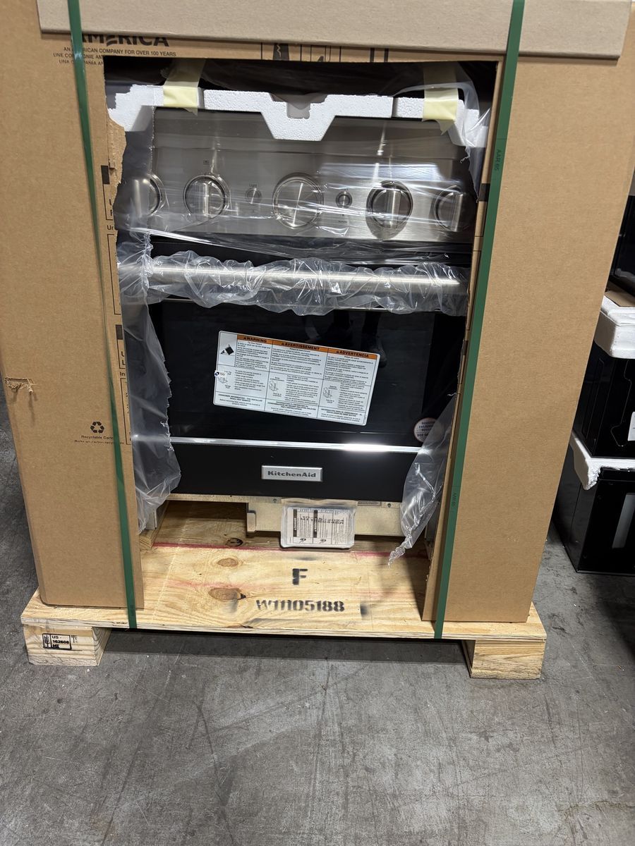 NEW KITCHENAID 36 INCH COMMERCIAL STYLE GAS RANGE