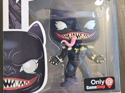 Funko Pop! Marvel Venomized Black Panther #370 GameStop Exclusive Bobble-Head