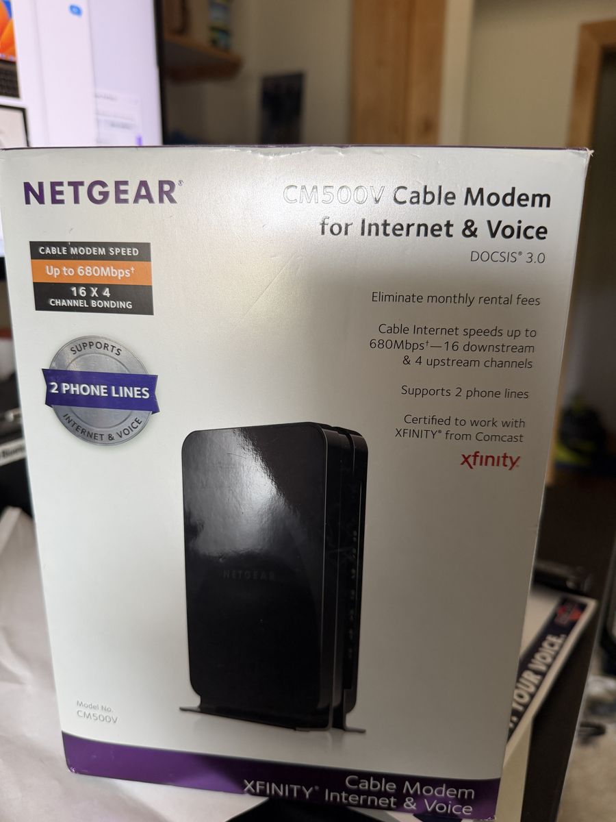 NETGEAR CM500V High Speed Cable Modem