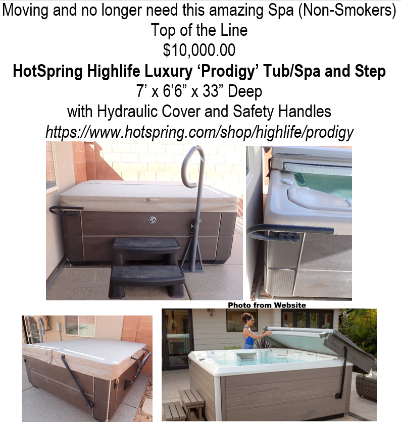 High End HotSpring Highlife Prodigy Spa/Tub