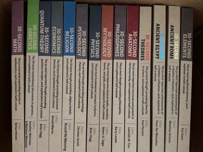 30-Second Series Hardcover Book Lot of 14 Science History Philosophy Books