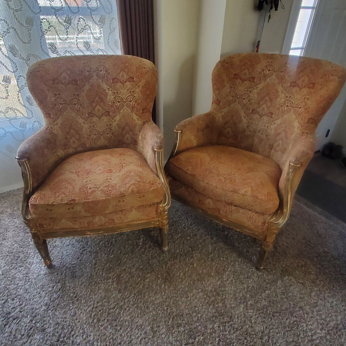 2 Vintage Accent Chairs