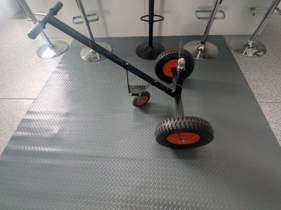 Heavy-Duty Utility Dolly Trailer Mover with adjustable Tow Ball