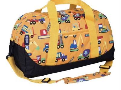 Wildkin Kids Overnighter Duffel Bag Under Construction