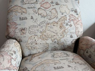 World Map Antique ChaiR