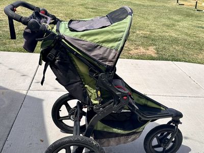 BOB Revolution Flex Jogging Stroller Green/Gray All-Terrain Travel System