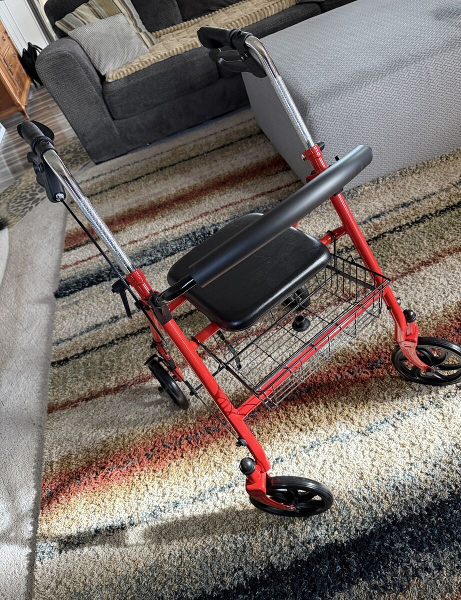 New Medline Walker with Basket & Seat