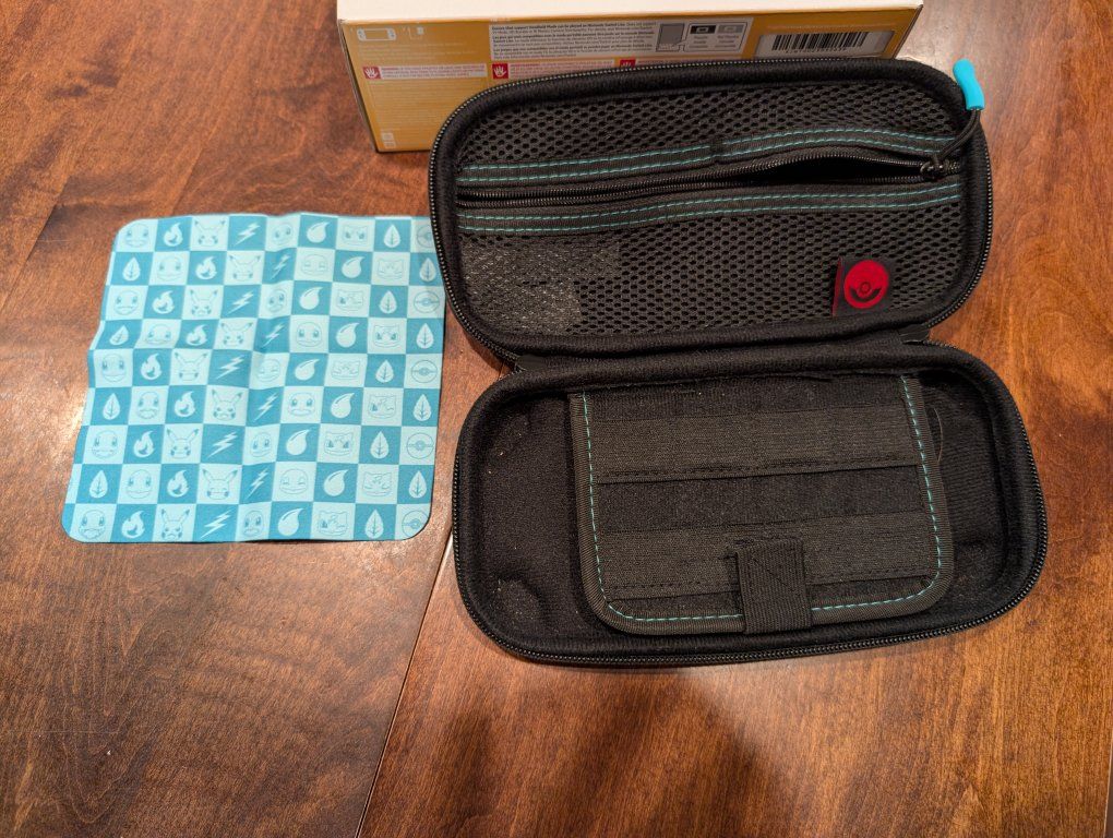 Nintendo Switch Lite Yellow Handheld Console with 128GB SanDisk MicroSD and Pokemon case