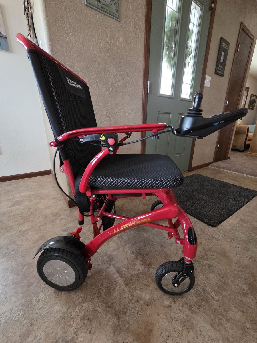 Matrix Ultra Lightweight Carbon Fiber Electric Travel Wheelchair