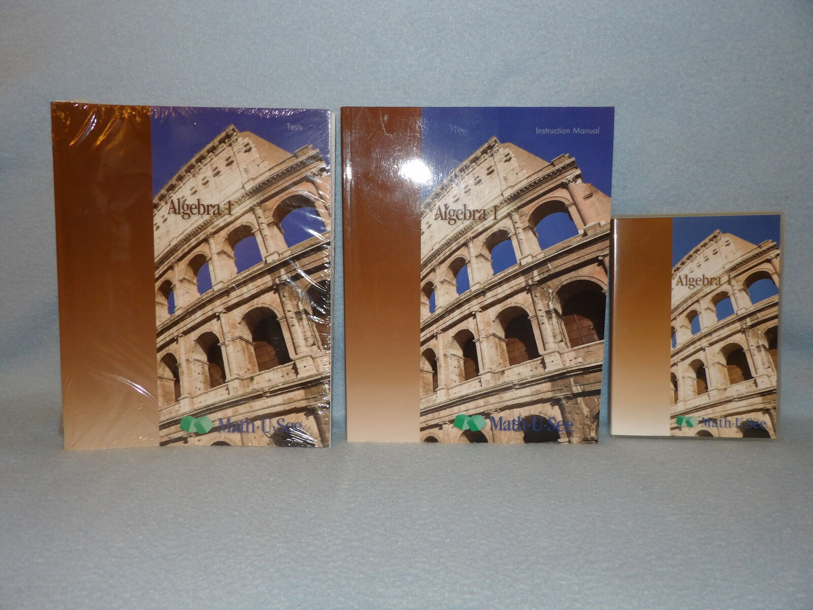 Math U See Algebra 1 Instruction Manual~DVD~Student Workbook~Test Booklet-Homeschooling Homeschool Home School Home Schooling