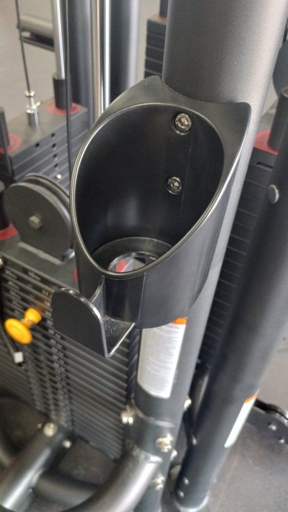 Custom 3D Printed Water Bottle Holder for Fitness Equipment