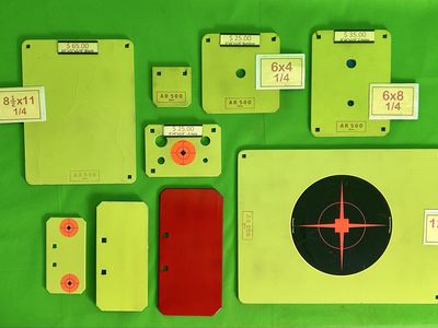 50% off All 22LR Gong Targets 1/4 AR 500 Steel. All sizes. Starting at $5.00 and up.
