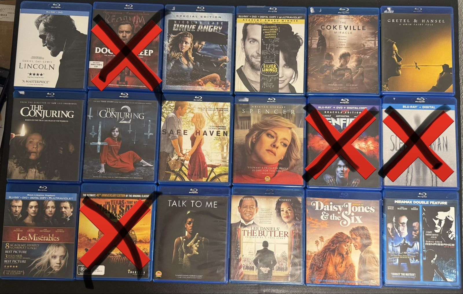 Mixed Lot of 12 Blu-ray Movies: $5 each