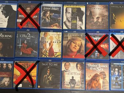 Mixed Lot of 12 Blu-ray Movies: $5 each