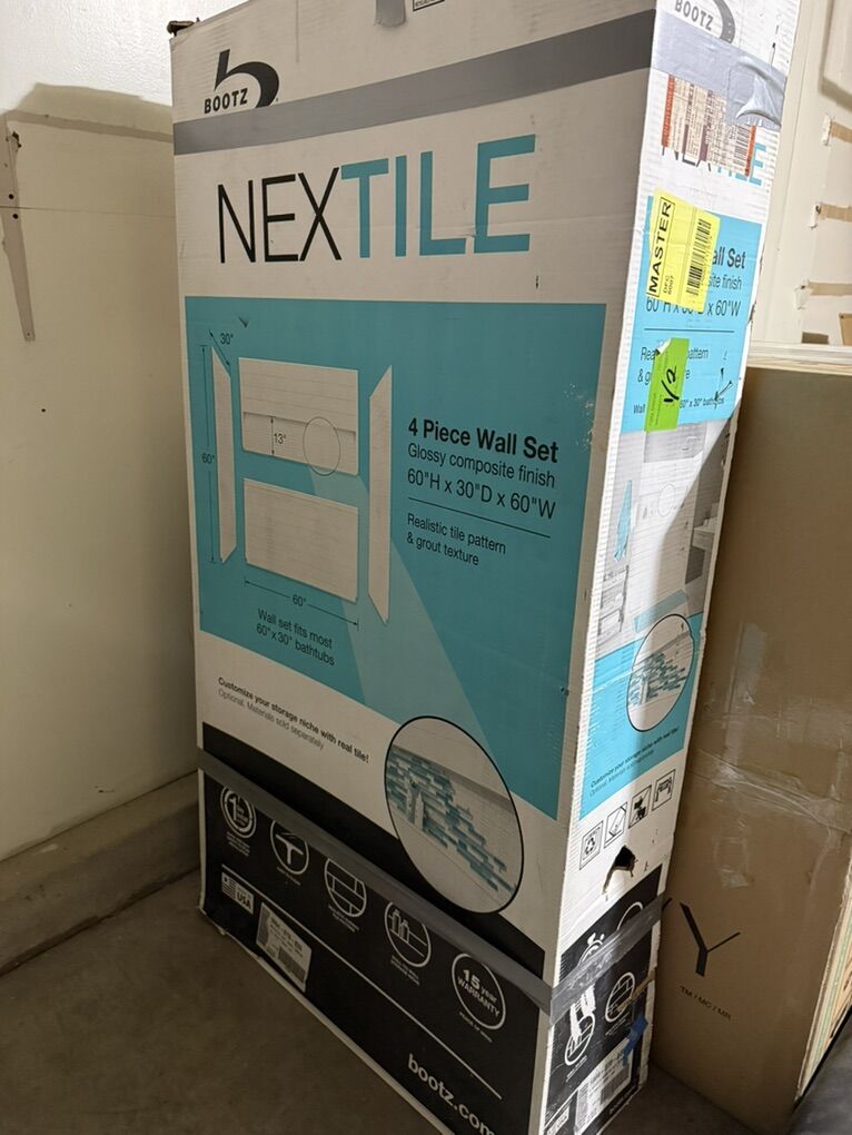 Nextile Bathtub Wall Set - BRAND NEW