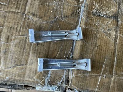 110 New 6-Inch Hidden K-Style Gutter Hangers with Screws