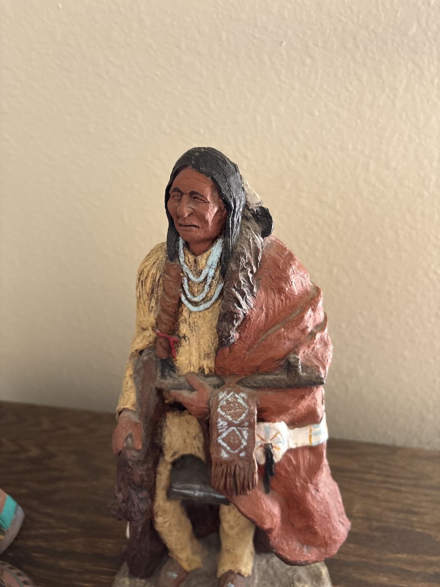 R. Monfort “Peace Pipe” statue