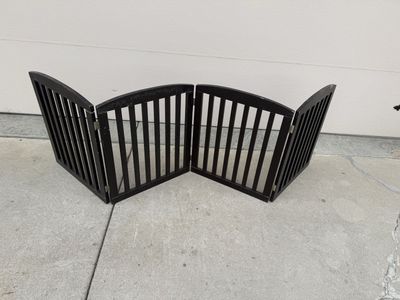 Long pet gate or baby gate 82” long 24” tall