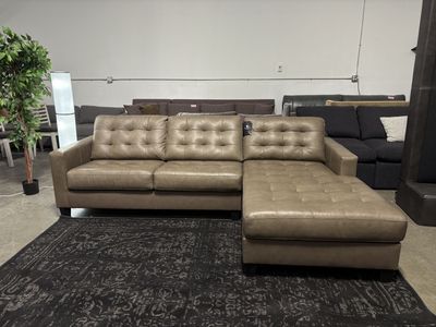 Leather Sectional with tags (Free Delivery )