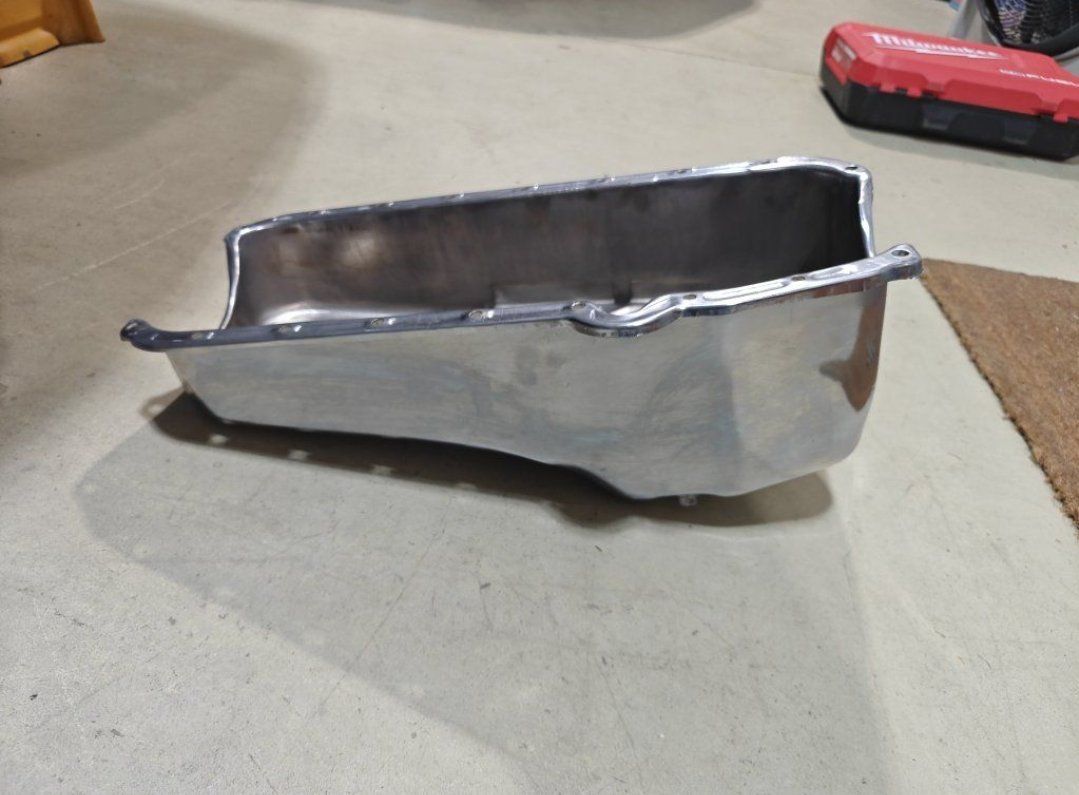 SBC Chrome Engine Oil Pan