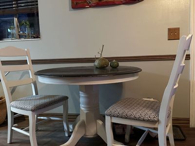 41 Diameter Round Dining TabLe With Two Chairs