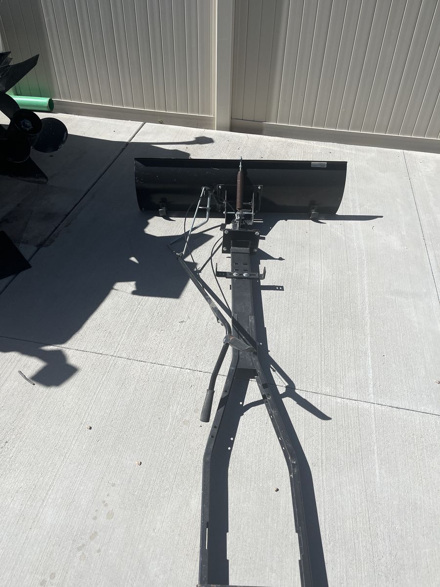Snow Plow Attachment for Riding Lawn Mower
