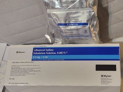 Albuterol Sulfate Inhalation Solution 0.083% 2.5mg/3mL Mylan & Sun Pharma