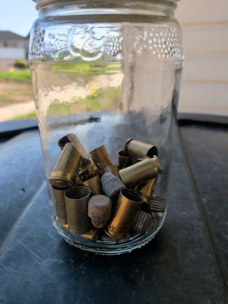 9 mm bullets and casings