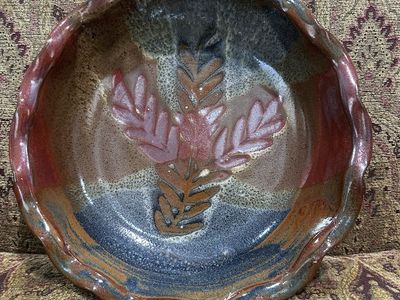 Pottery pie plate