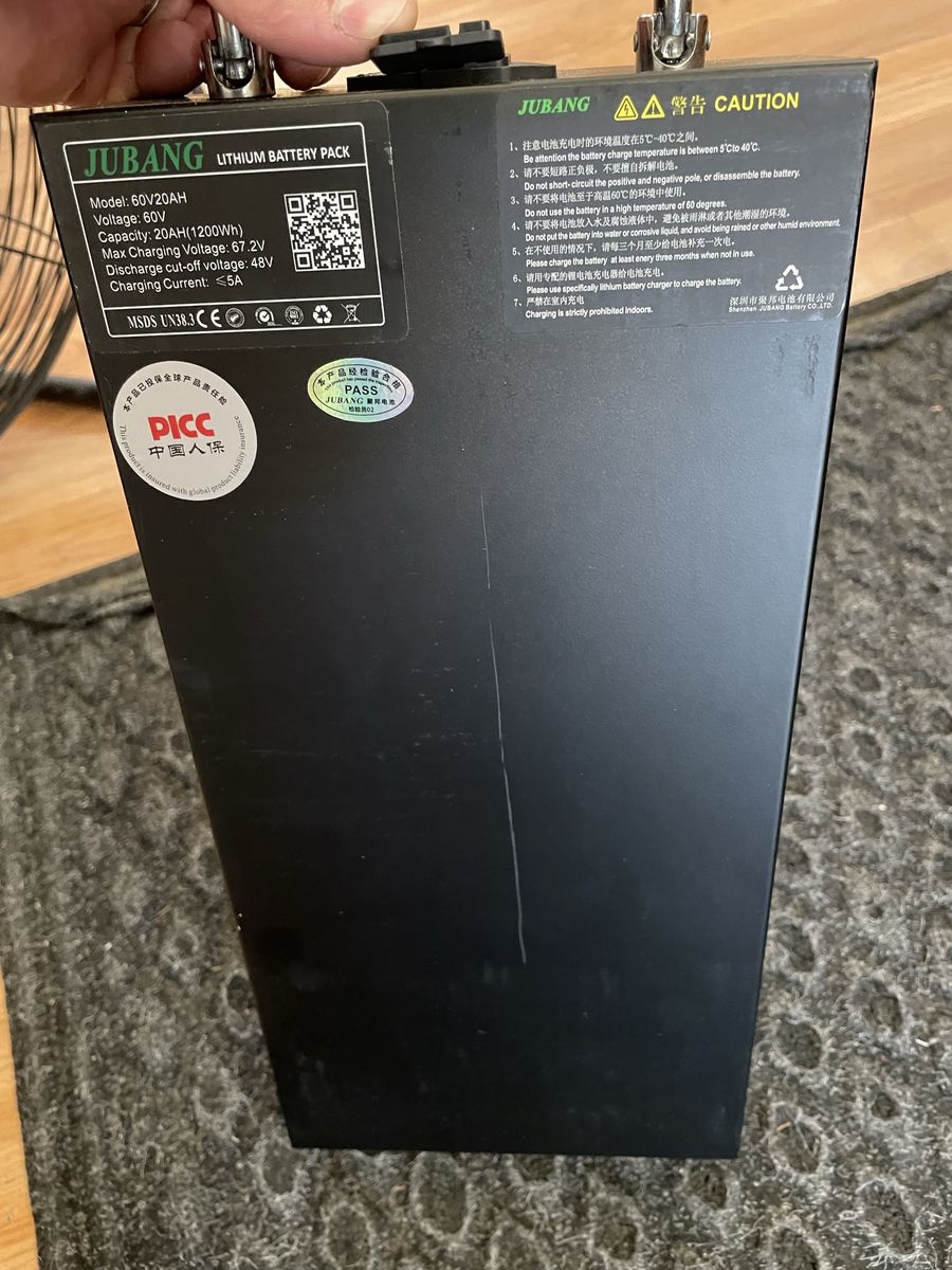 NEW 60V 20AH Fat Tire Electric scooter Battery