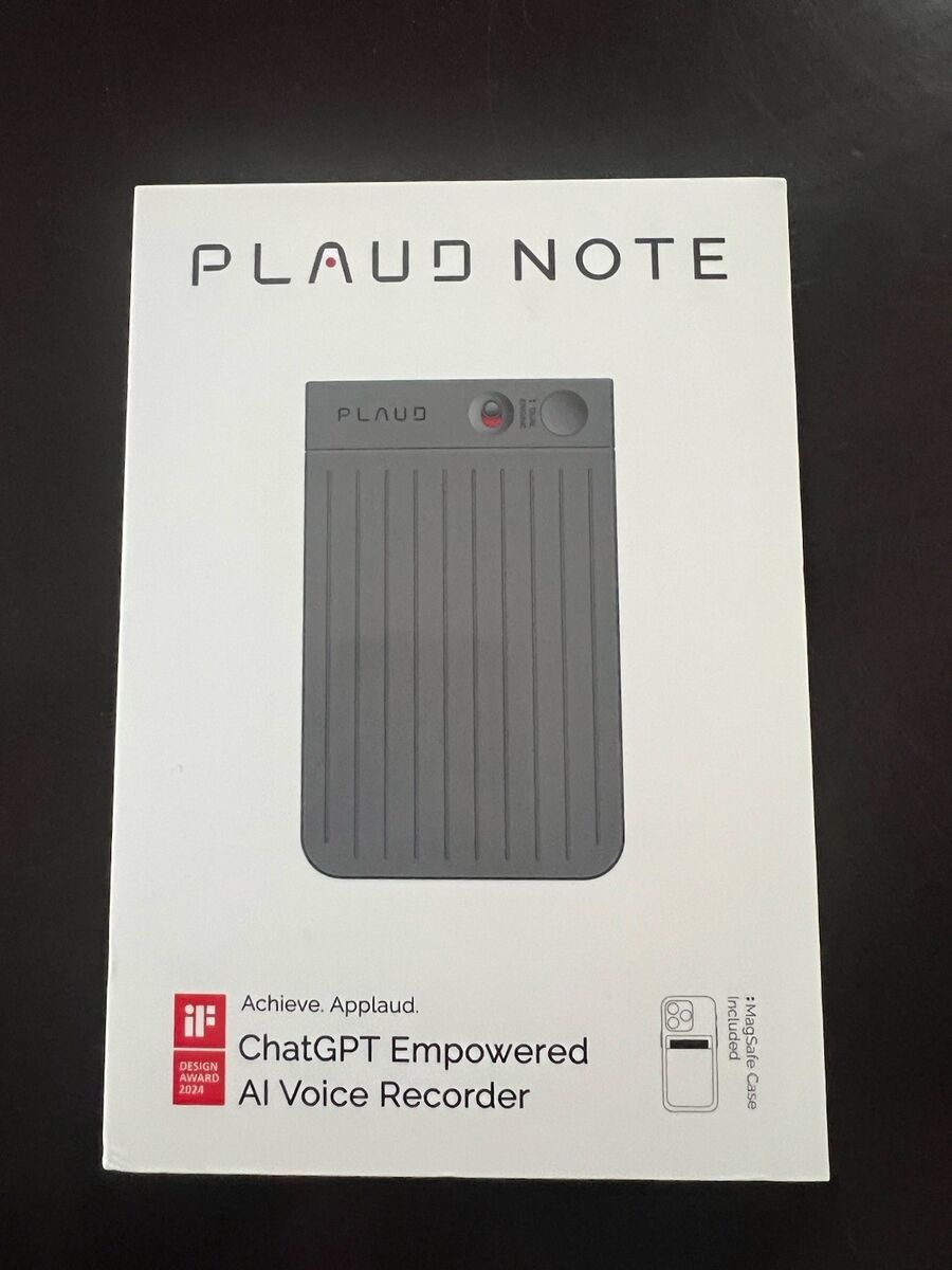 PLAUD NOTE - ChatGPT Empowered AI Voice Recorder - Model NB-100