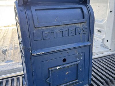 Vintage Danville Stove & Mfg Co. U.S. Mailbox - Antique Cast Iron Letters Drop Box