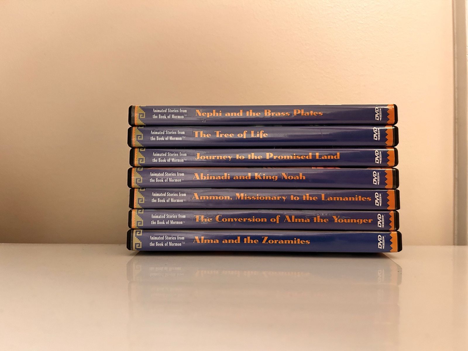 Living Scriptures/Nest Animated Stories from the Book of Mormon - Vol. 1 (Lot of 7 DVDs)
