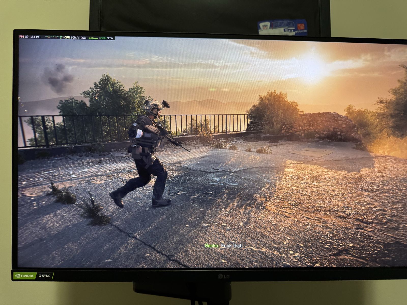 LG UltraGear Gaming Monitor 2560x1440p 144Hz G-SYNC Compatible